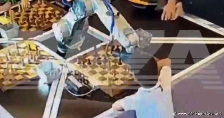 Robot spezza un dito all’avversario di 7 anni durante una partita di scacchi
