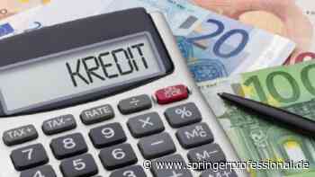 Banken verschärfen Kreditbedingungen | springerprofessional.de - Springer Professional