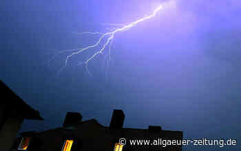 Unwetterwarnung und Regenradar im Allgäu heute (23.7.22) für Kempten, Memmingen, Kaufbeuren, Füssen - Allgäuer Zeitung