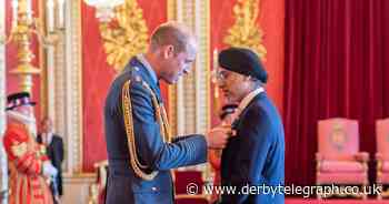 Ex-alcoholic from Derby is honoured by Prince William at Buckingham Palace - Derbyshire Live