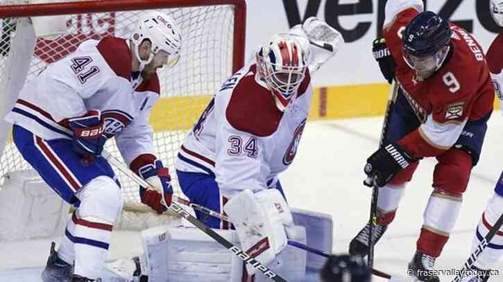 Habs forward Paul Byron helps save pilot after weekend floatplane crash in Quebec
