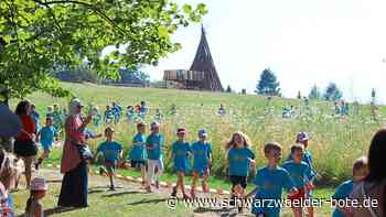 Schulfest in Dobel - Kinder sind hoch motiviert beim Unicef-Spendenlauf - Schwarzwälder Bote
