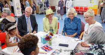 Duchess of Cornwall visits St Austell school as patron of charity Silver Stories - Cornwall Live