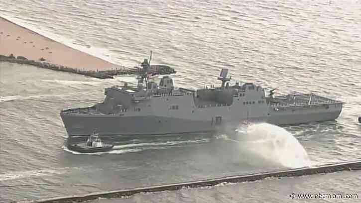 The ‘Mountain of Cold Steel' With a ‘Heartbeat': USS Navy to Commission Ship for Fort Lauderdale