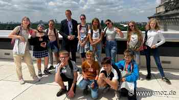 Schule und Politik: Kinder aus Eberswalde besuchen den Bundestag - Märkische Onlinezeitung