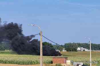 Tractor vat vuur op Brambroek (N8) richting Lierde - NUUS