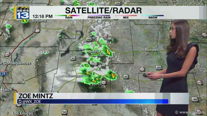 Widespread monsoon moisture brings daily storms