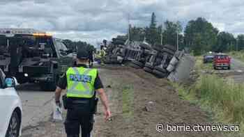 Crews responded to Highway 11 rollover in Oro-Medonte