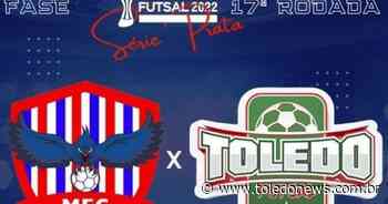 Toledo Futsal é goleado pelo Mangueirinha em jogo da Chave Prata do Campeonato Paranaense - Toledo News