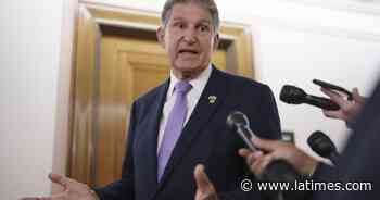 Sen. Manchin isolating after testing positive for coronavirus - Los Angeles Times