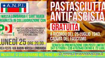 A Massa Lombarda eventi culturali e la "Pastasciutta Antifascista" per celebrare la fine del fascismo - ravennanotizie.it