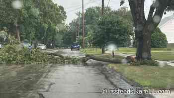 Strong storms launch high winds, hail in southeastern Minnesota