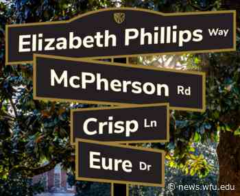 Wake Forest to name roads honoring four trailblazing professors | Wake Forest News - Wake Forest News