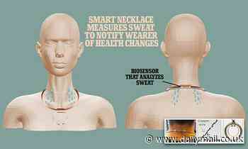Smart necklace tracks a wearer's health through SWEAT