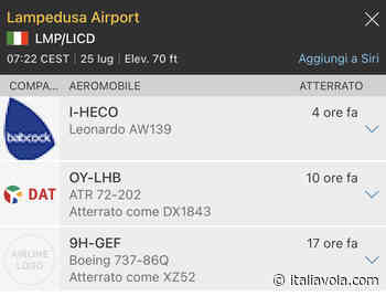 AeroItalia : un B737/800 e' fermo a Lampedusa – Italiavola & Travel - Italiavola & Travel –