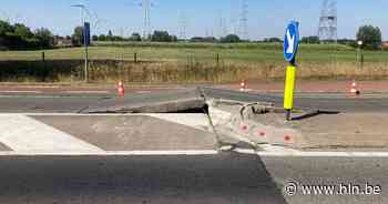 Wegdek komt omhoog door hitte | Eeklo | hln.be - Het Laatste Nieuws