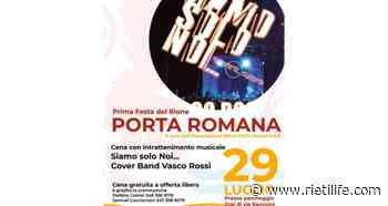 Venerdì la prima festa del Rione Porta Romana - Rieti Life