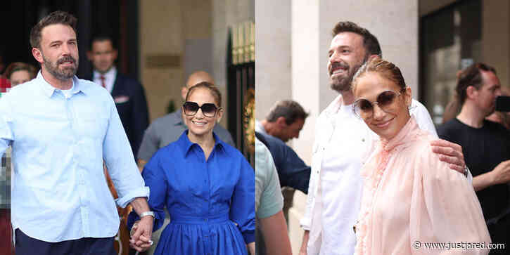 Ben Affleck & Jennifer Lopez Spotted in Two Outfits During Monday Afternoon in Paris