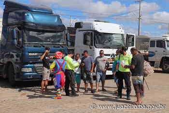 Prefeitura de Juazeiro realiza ação educativa em comemoração ao dia do motorista - Prefeitura de Juazeiro (.gov)