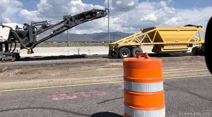 Construction begins on I-25 on-ramp near Balloon Fiesta Park
