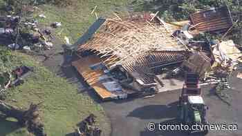 Environment Canada confirms ‘at least one’ tornado touched down in southern Ontario Sunday
