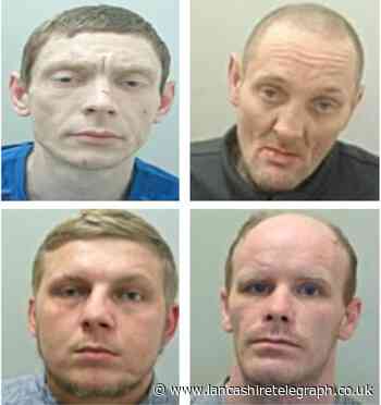 East Lancashire's most wanted men - 3 on recall to prison and 1 on run for assault