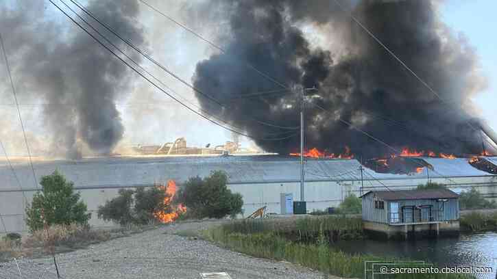 Fire Destroys Wood Products Factory Near Sutter Creek