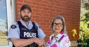 Olds RCMP Officer Receives Corporal Cumming's Watch Certificate - ckfm.ca