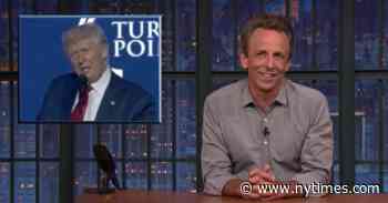 Seth Meyers Mocks Trump for His Imaginary Friends