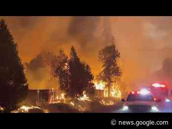 Fast-moving Oak Fire burns more than 16000 acres - KPIX CBS SF Bay Area