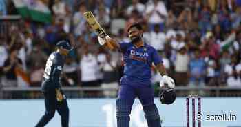 Watch: Rishabh Pant’s match-winning ODI century against England at Old Trafford - Scroll.in