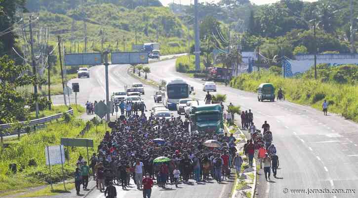 Nueva caravana migrante parte de Tapachula rumbo a Huixtla, Chiapas - La Jornada