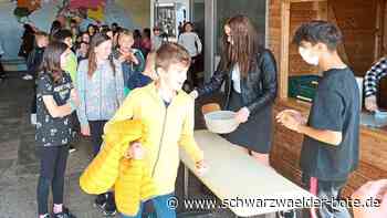 Burgschule Haiterbach: "So ein Apfelschnitz geht immer"