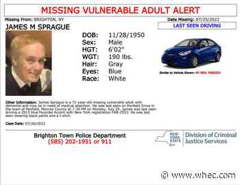 Missing 71-year-old man of Brighton returns home safely