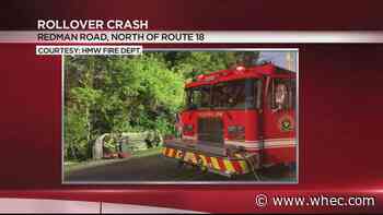 Serious rollover crash in Hamlin