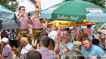 »Sonne« in Straßberg - Frühschoppen und Blasmusik beim Hoffest - Schwarzwälder Bote