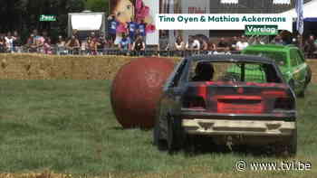 Autovoetbal op het festivalterrein van Blues Peer - TV Limburg
