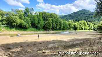 Water level of rivers in Poland drastically low - Notes From Poland