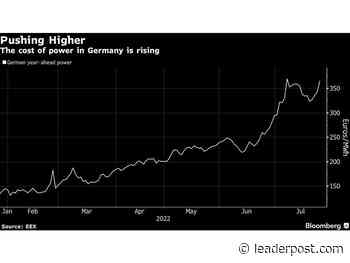 French Electricity Price Hits Record High as Gas Costs Soar - Regina Leader Post