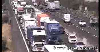 A1, coda tra Parma e Terre di Canossa dopo un incidente - Gazzetta di Parma