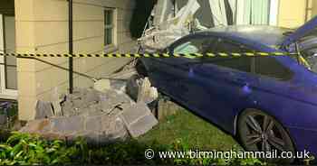 Home ruined as BMW smashes into flat in devastating Dudley smash - Birmingham Live