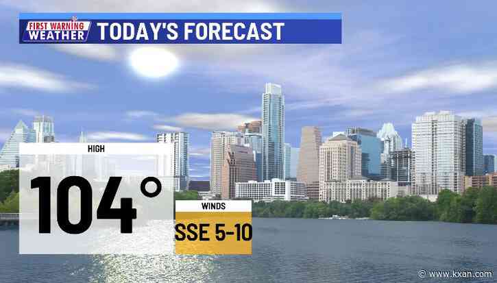 A lucky few could see some rain Wednesday