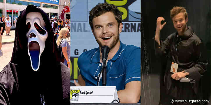 'Scream' Star Jack Quaid Walked Around Comic-Con in a Ghostface Costume!