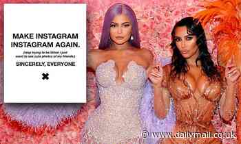 Kim Kardashian and Kylie Jenner criticize Instagram for 'trying to be like TikTok'