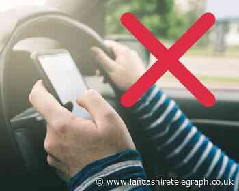 Longridge: Drivers dealt with for using their phones
