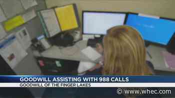 Goodwill of Finger Lakes will help with mental health calls from 988 lifeline