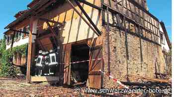 Brand in Balingen - Immer wieder lodern Brandnester auf - Schwarzwälder Bote