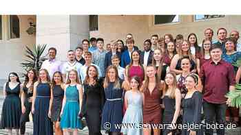 Sichelschule Balingen - Zeugnisse unter freiem Himmel überreicht - Schwarzwälder Bote