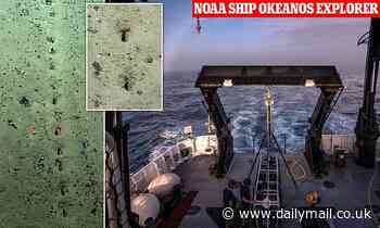 Scientists find unexplained lines of holes 1.7 miles below the surface of the Atlantic Ocean