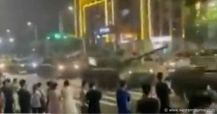 Chinese Tanks Rolling Through City Streets, Here's What We Know So Far